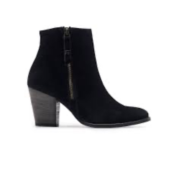 Paul Green Black Ankle Boots - Picture 1 of 8